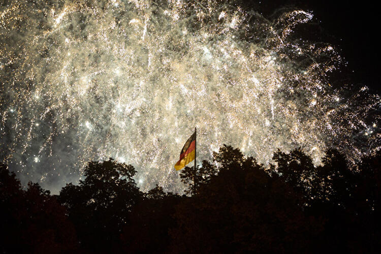 Einheitsfeier vor dem Reichstag