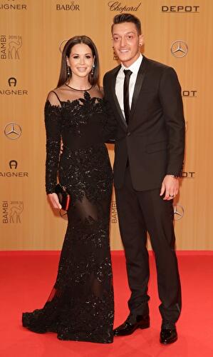 Mesut Özil und Mandy Capristo