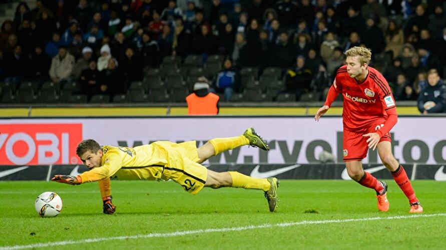 Hertha BSC schlägt Bayer 04 Leverkusen