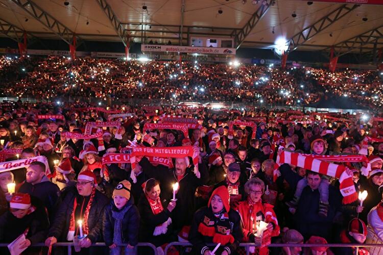 Weihnachtssingen beim 1. FC Union Berlin