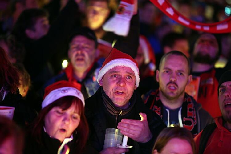 Weihnachtssingen beim 1. FC Union Berlin