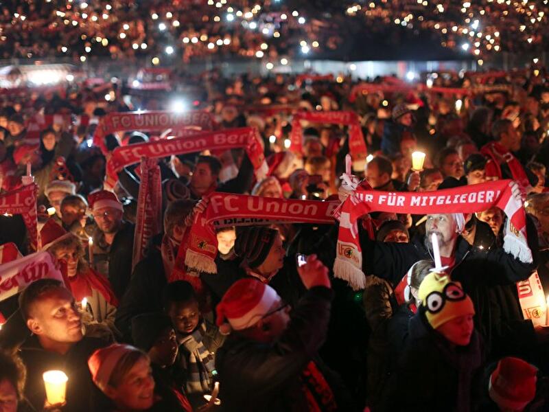 Weihnachtssingen beim 1. FC Union Berlin