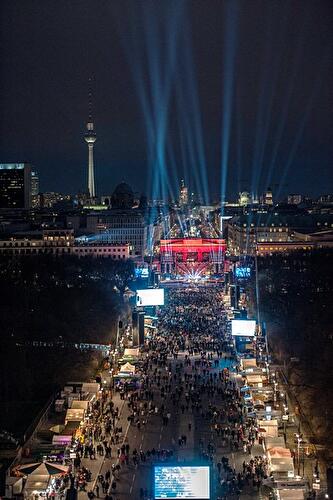 Silvester 2015 am Brandenburger Tor