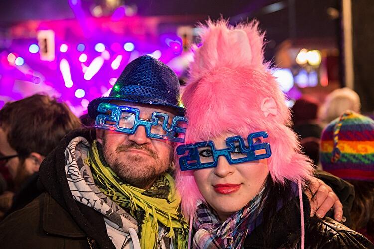 Silvester 2015 am Brandenburger Tor