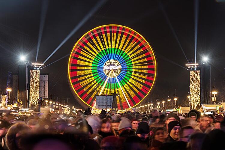 Silvester 2015 am Brandenburger Tor