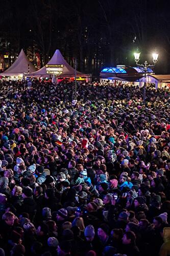 Silvester 2015 am Brandenburger Tor