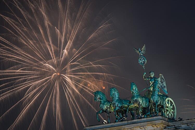 Silvester 2015 am Brandenburger Tor