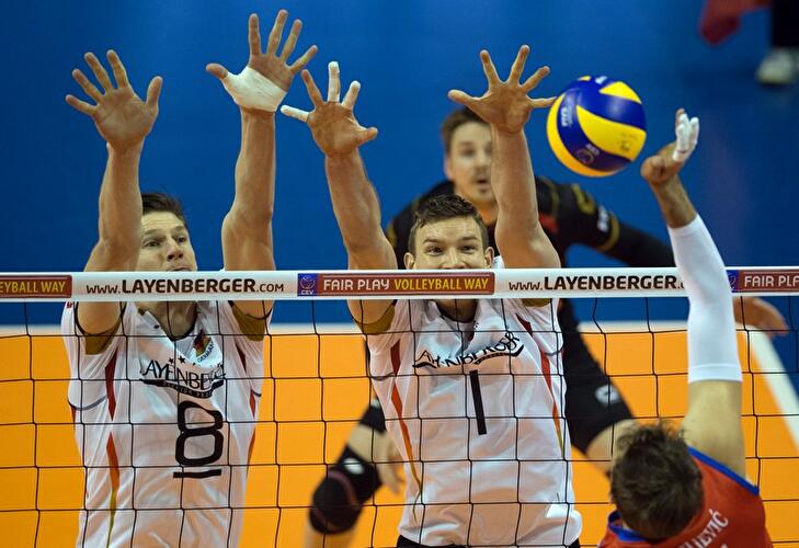 Volleyball: Deutschland gewinnt gegen Serbien