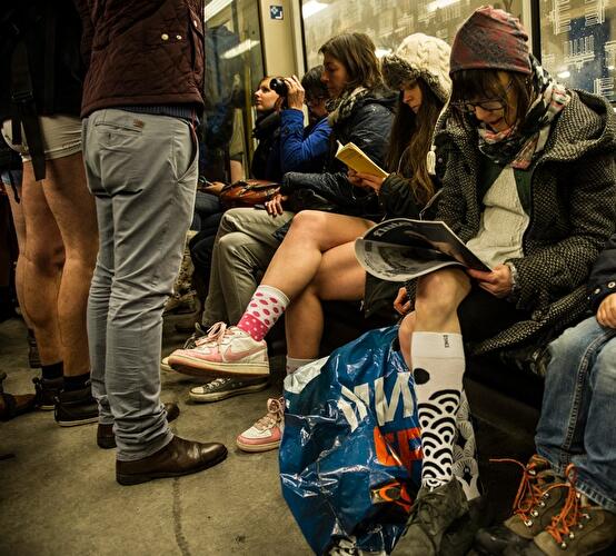 No Pants Subway Ride