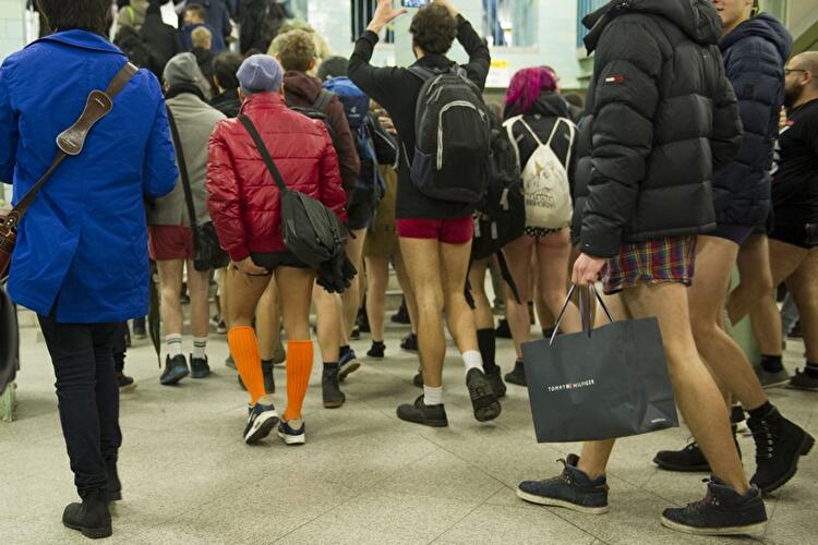 No Pants Subway Ride