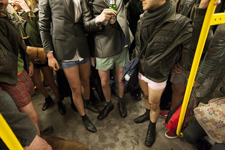 No Pants Subway Ride