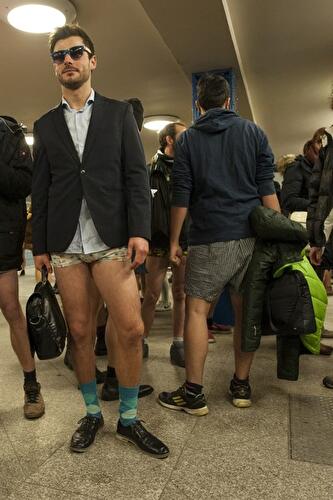 No Pants Subway Ride