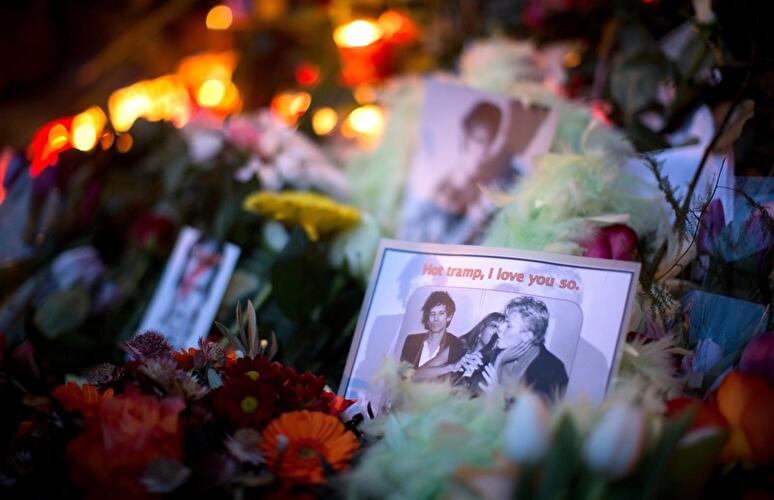 Trauer um David Bowie in Berlin - Wohnhaus