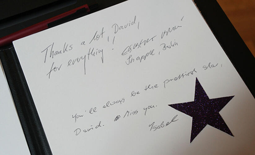 Trauerfeier für David Bowie