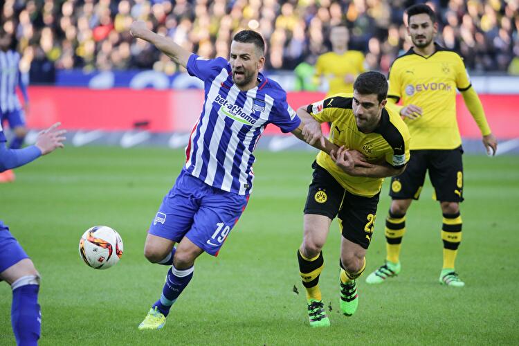 Hertha gegen Dortmund