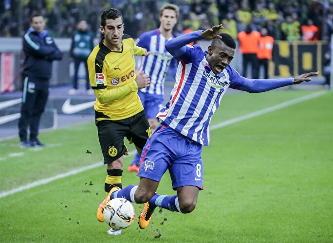 Hertha gegen Dortmund