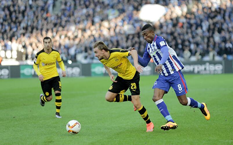 Hertha gegen Dortmund