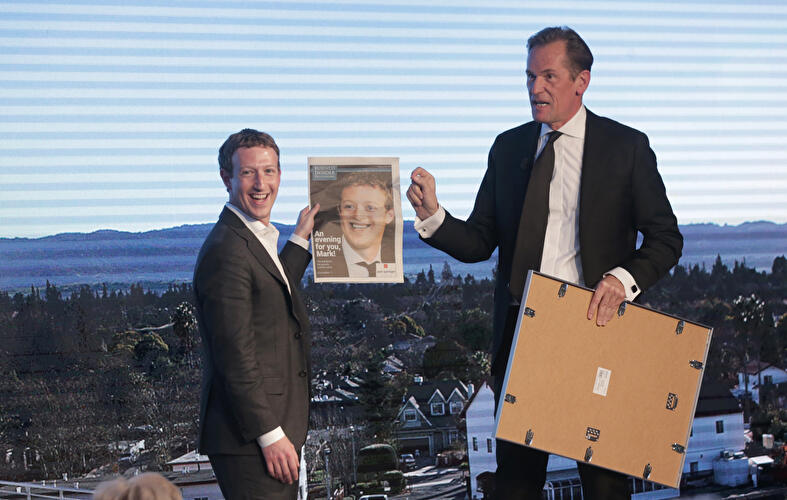 Mark Zuckerberg erhält Axel Springer Award