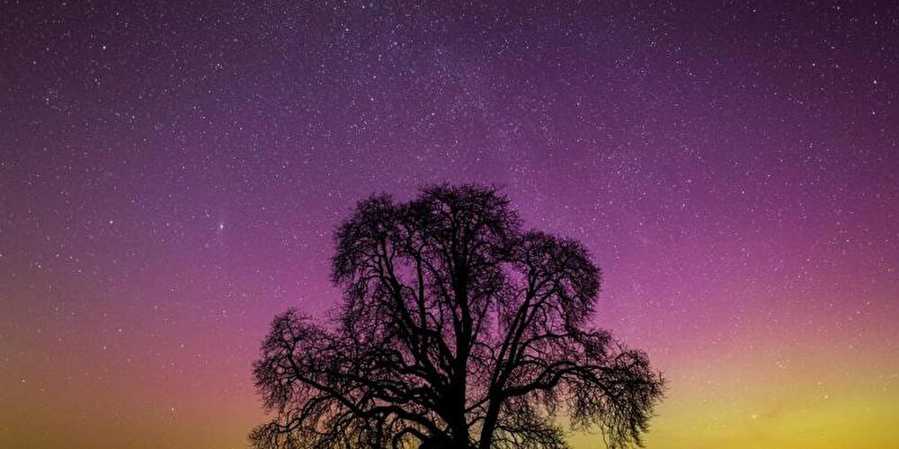 Polarlichter über Deutschland