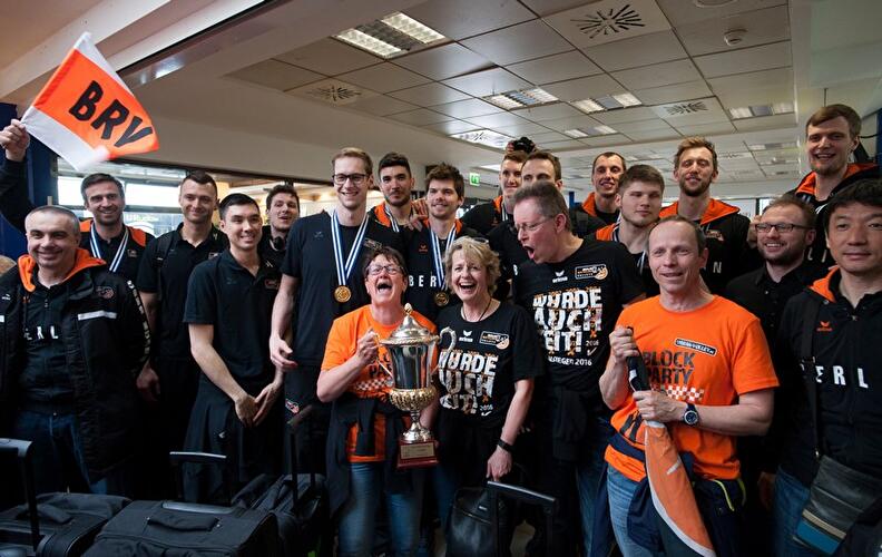 CEV-Pokal-Sieg der Berlin Volleys