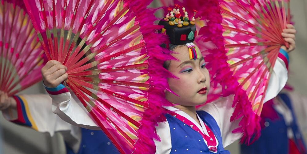 Lotus lantern festival in Berlin-Marzahn