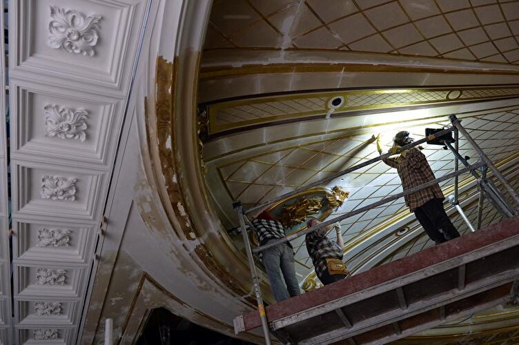 Baustelle der Staatsoper Unter den Linden