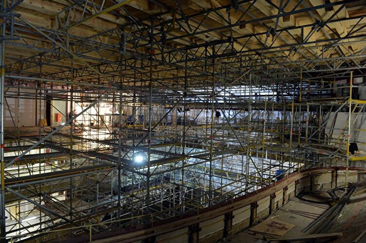 Baustelle der Staatsoper Unter den Linden