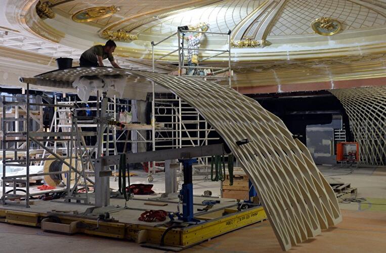 Baustelle der Staatsoper Unter den Linden