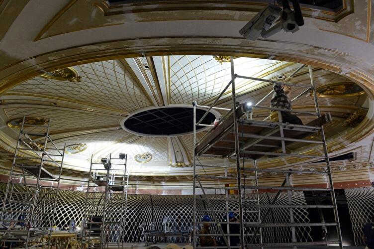 Baustelle der Staatsoper Unter den Linden