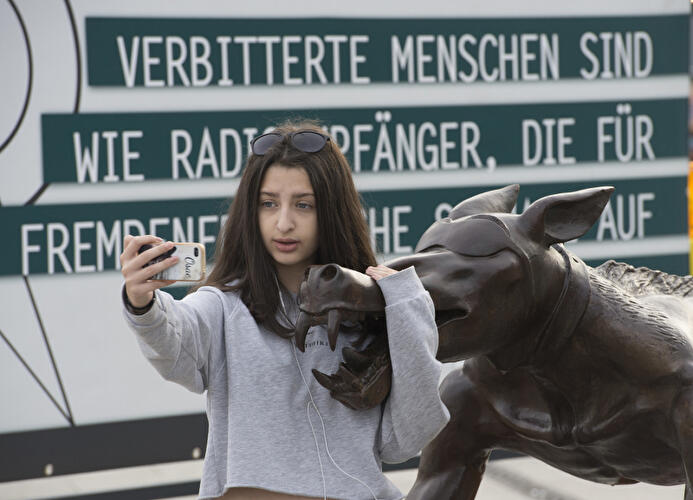 Wölfe am Hauptbahnhof