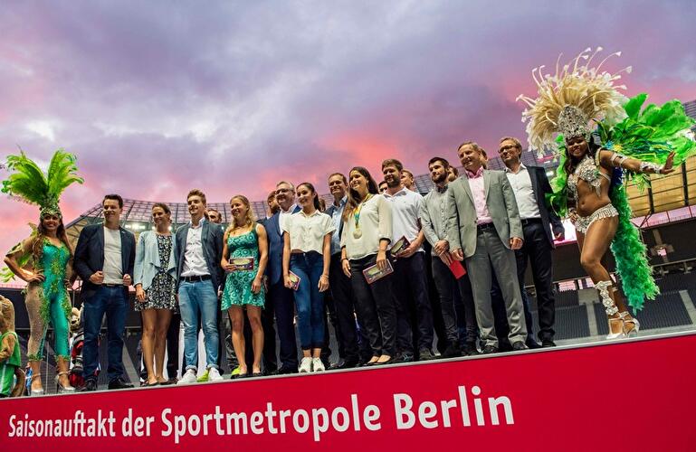 Ehrung der Berliner Olympia-Teilnehmer