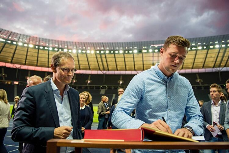 Ehrung der Berliner Olympia-Teilnehmer