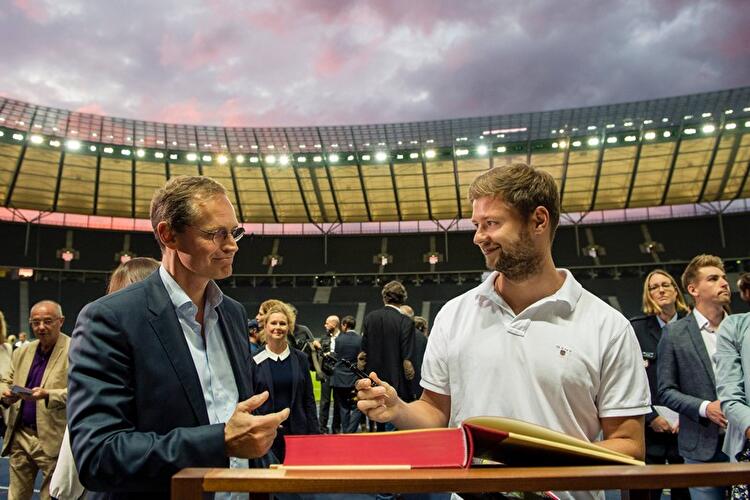 Ehrung der Berliner Olympia-Teilnehmer