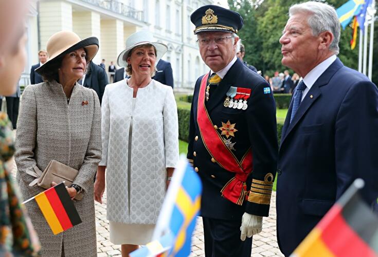 Schwedisches Königspaar auf Berlin-Besuch