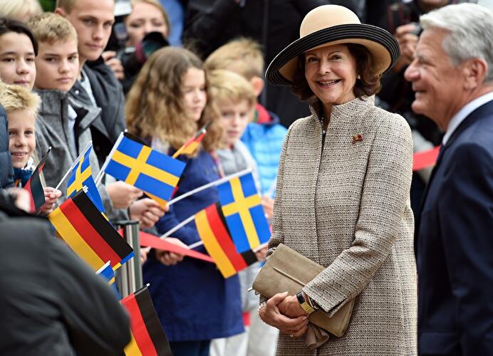 Schwedisches Königspaar auf Berlin-Besuch