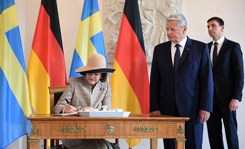 Schwedisches Königspaar auf Berlin-Besuch