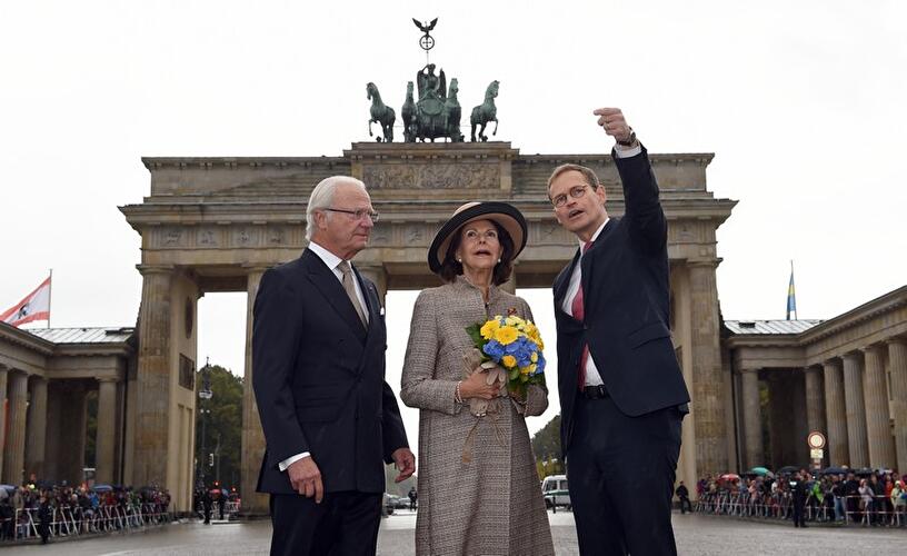 Schwedisches Königspaar in Berlin