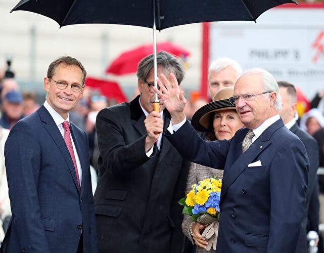 Schwedisches Königspaar in Berlin