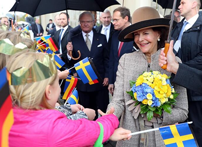 Schwedisches Königspaar in Berlin
