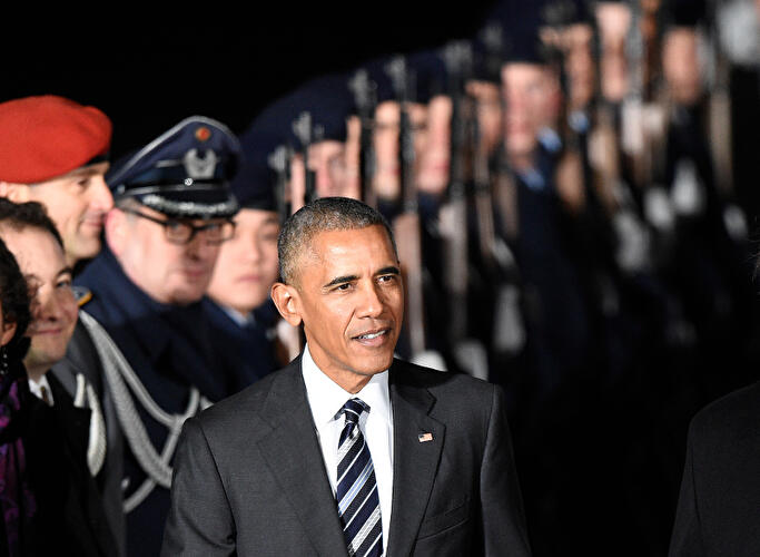 Barack Obama besucht Berlin