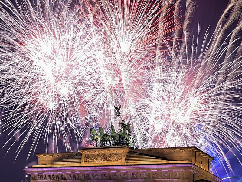 Silvester 2016 am Brandenburger Tor