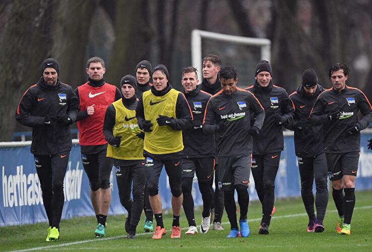 Auftakttraining bei Hertha BSC