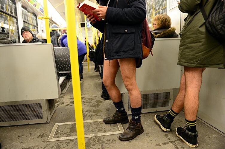 No Pants Subway Ride