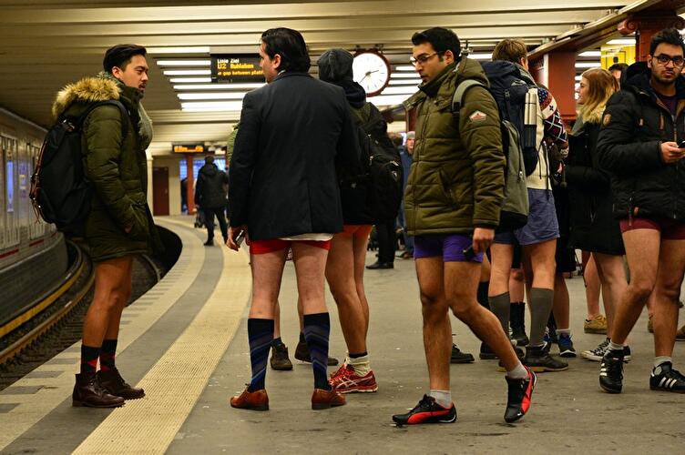 No Pants Subway Ride