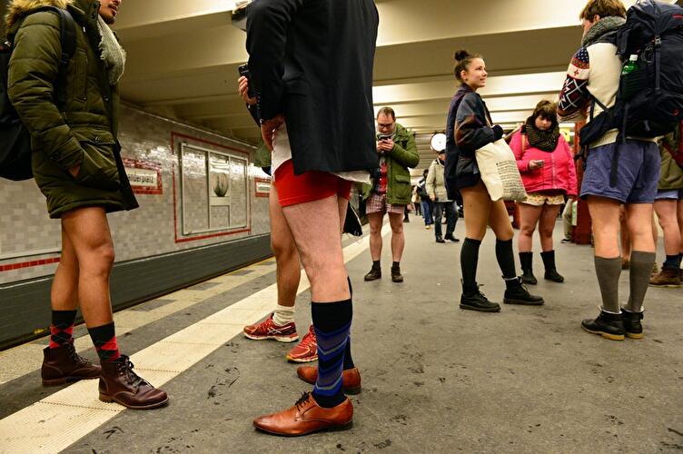 No Pants Subway Ride
