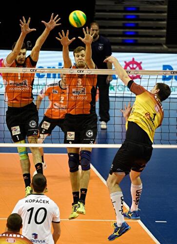 Volleys siegen gegen Liberec