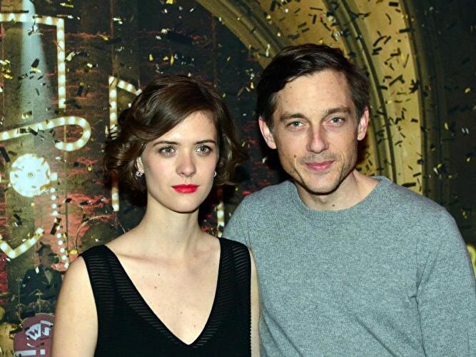 Volker Bruch (r) und Liv Lisa Fries