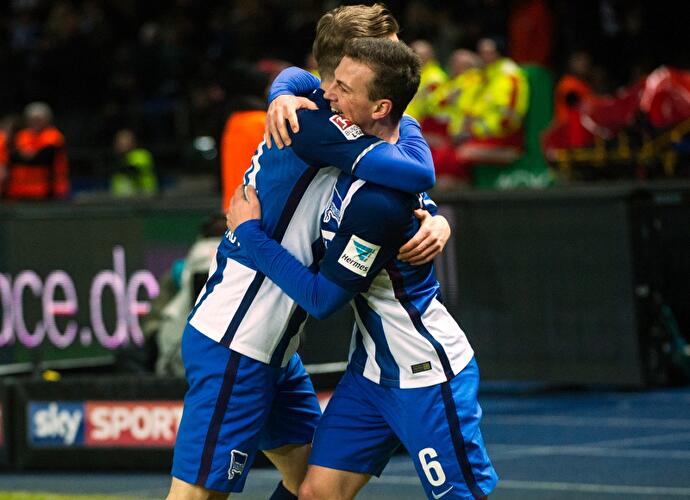Hertha siegt gegen die Eintracht