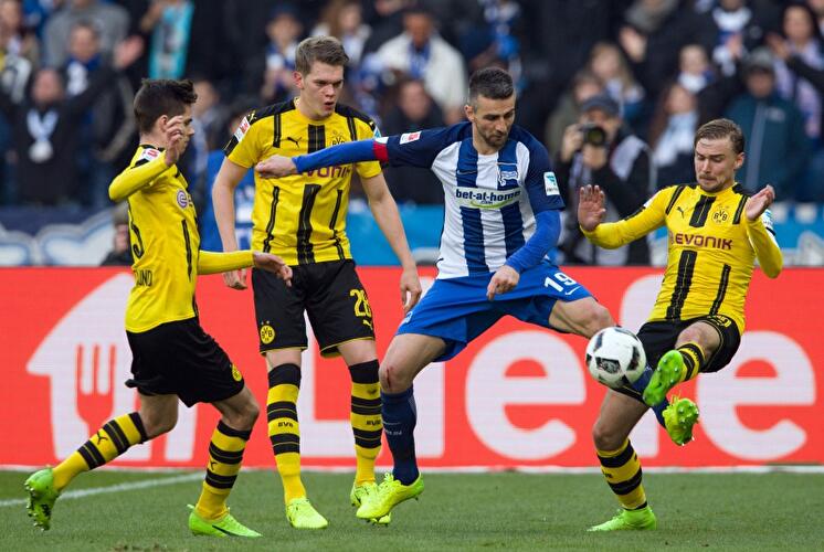 Hertha siegt gegen Borussia Dortmund