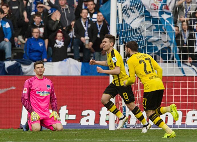 Hertha siegt gegen Borussia Dortmund